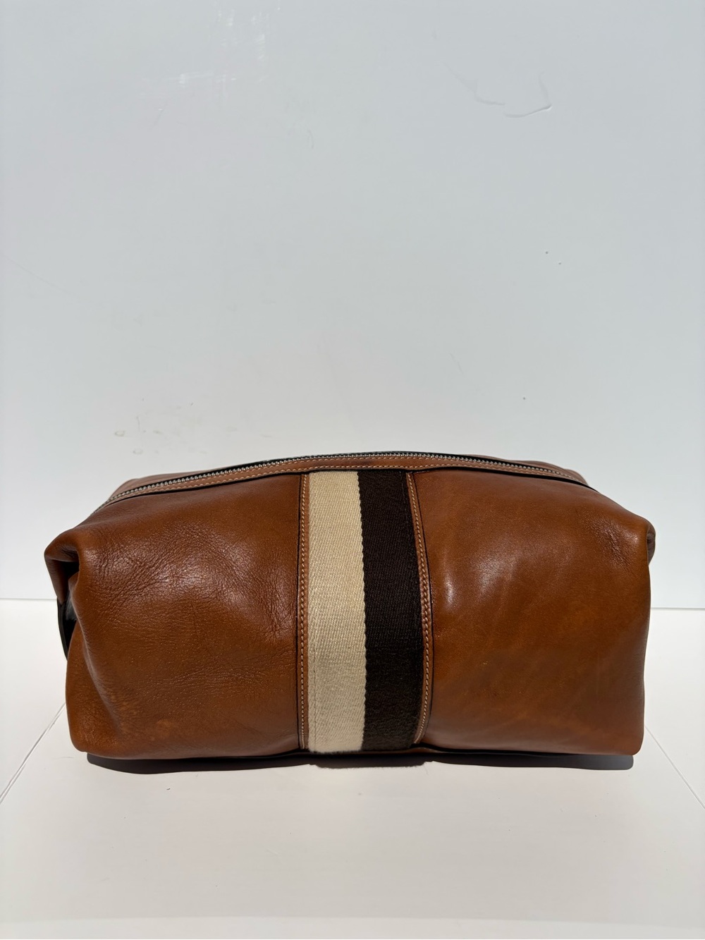 Coach Heritage Web Leather Boston Weekend Bag/Travel Bag